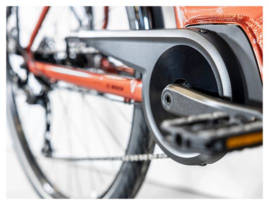 Vélo de Ville Électrique Trek Verve  1 Lowstep Shimano Tourney/Altus 8V 400 Wh Orange Foncé
