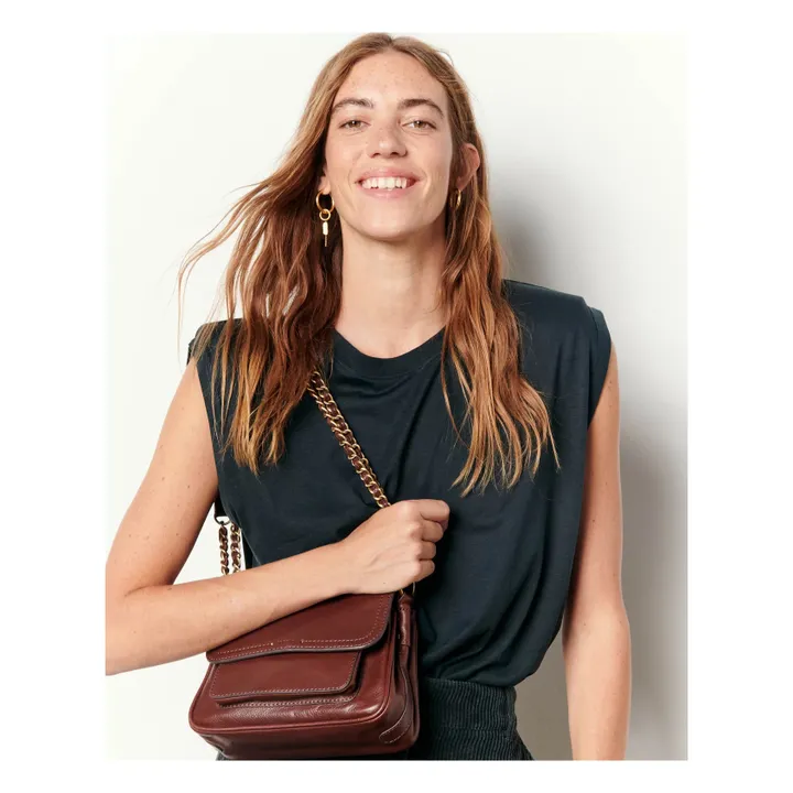 Sessùn Sac Niu Mimita Cuir | Chocolat