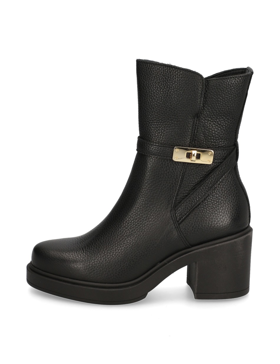 Glattleder Stiefelette