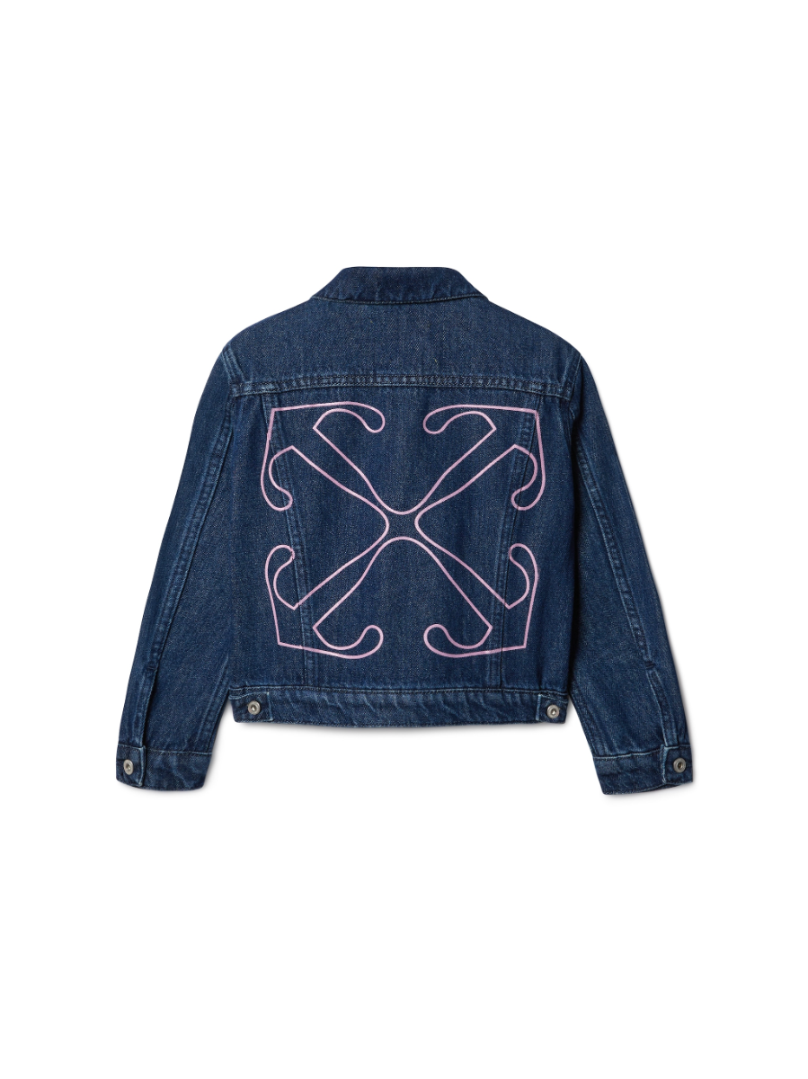 Off-White Bookish Glitter Denim Jack