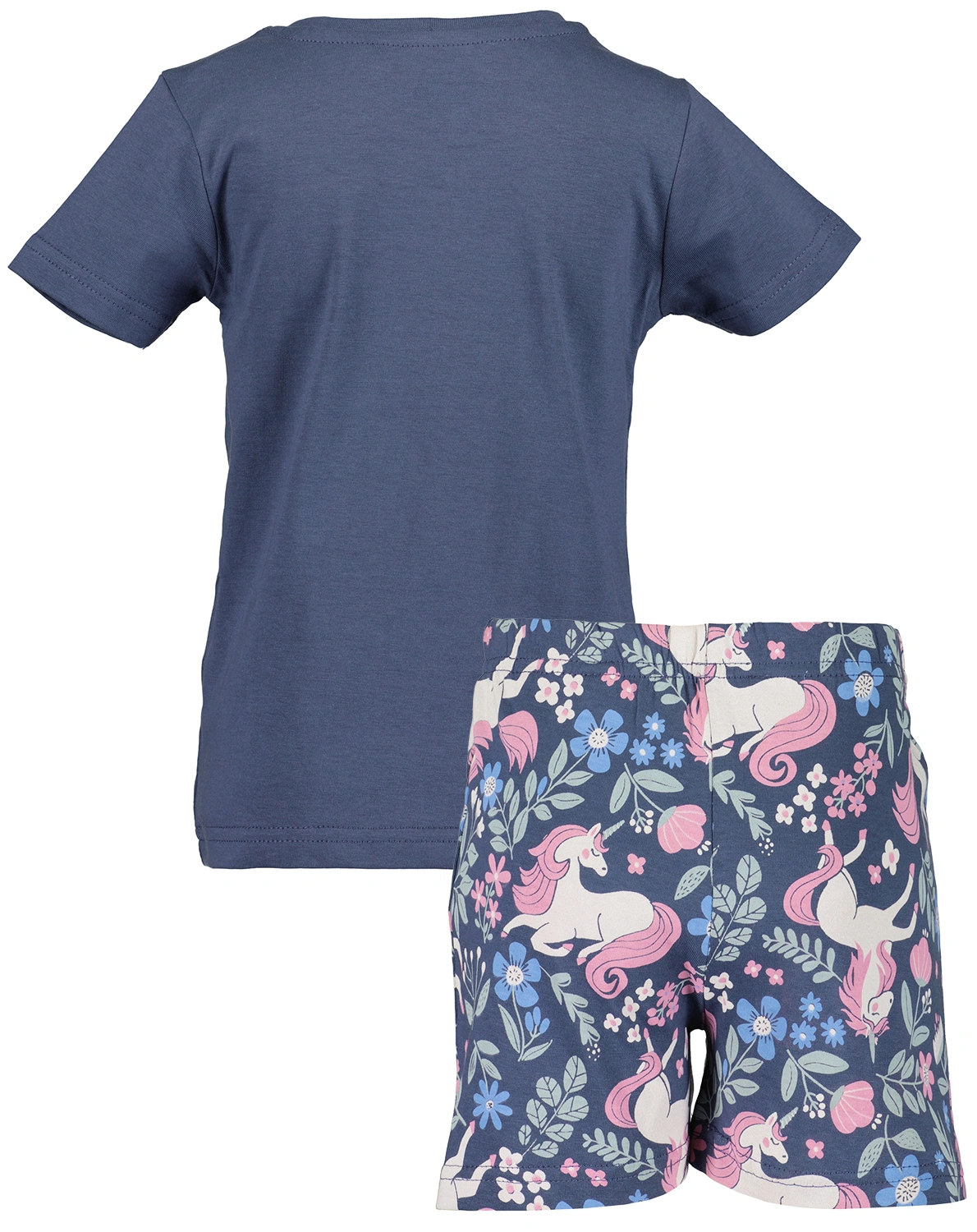 Schlafanzug UNICORN MAGIC kurz in blau