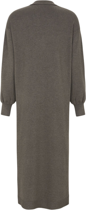 Soft Rebels SRLea Polo Midi Dress Knit Morel melange