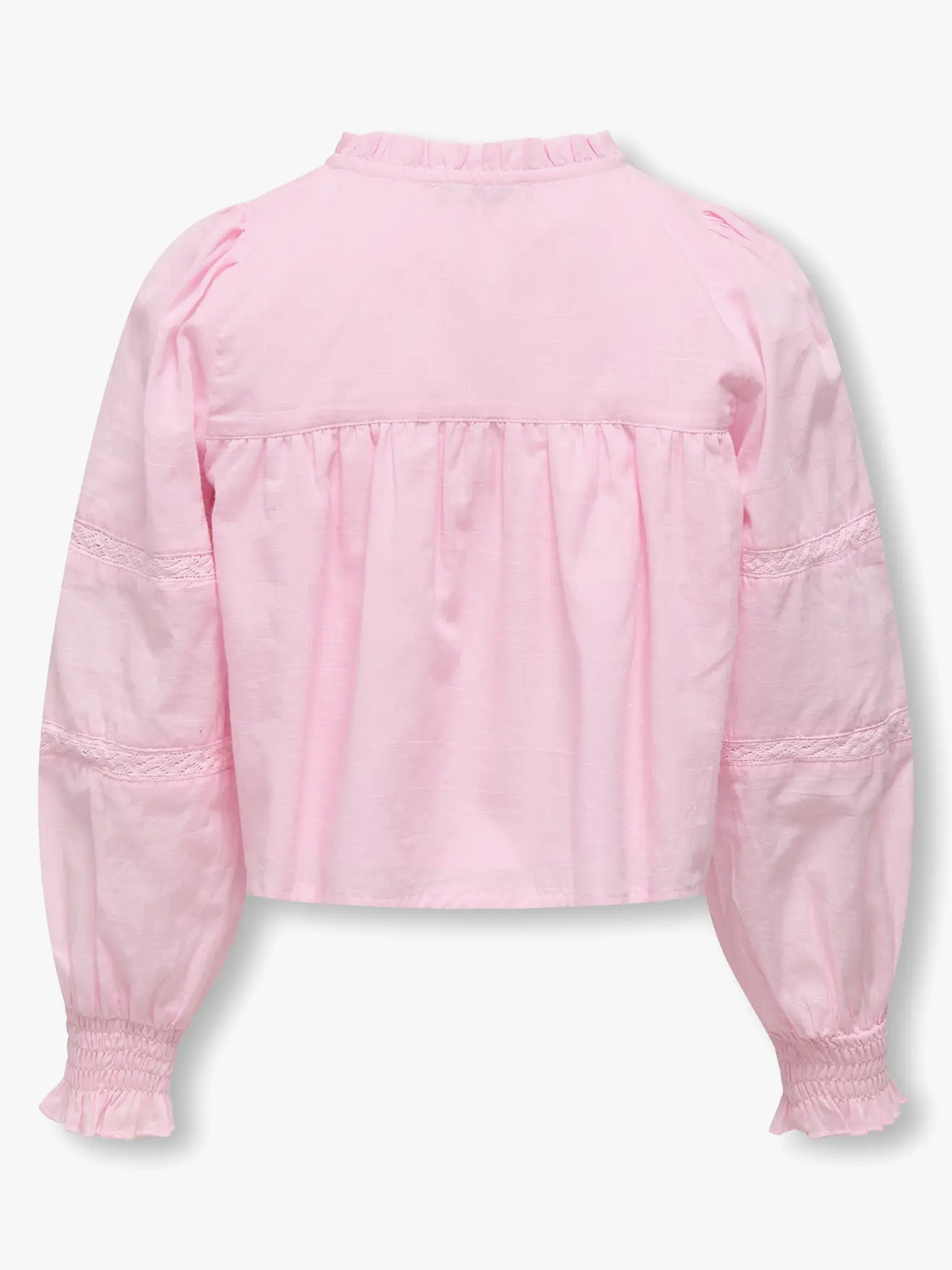 Esther Long Sleeve Ladder Tape Top Woven