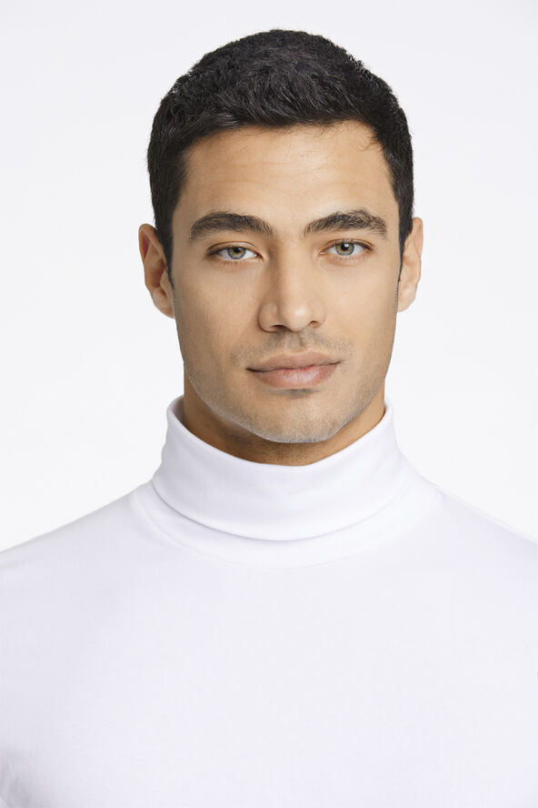 Lindbergh Roll neck tee L/S Hvid