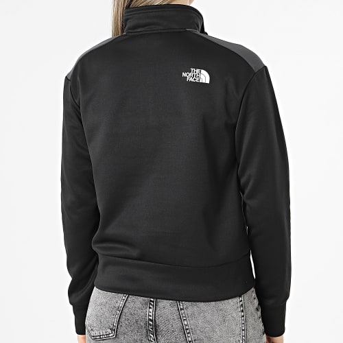 Sweat Col Zippé Reaxion Noir