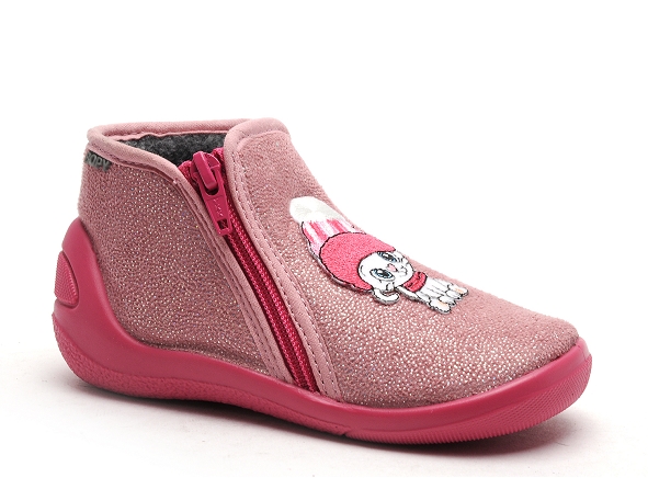 Bopy chaussons bebe abonnet rose