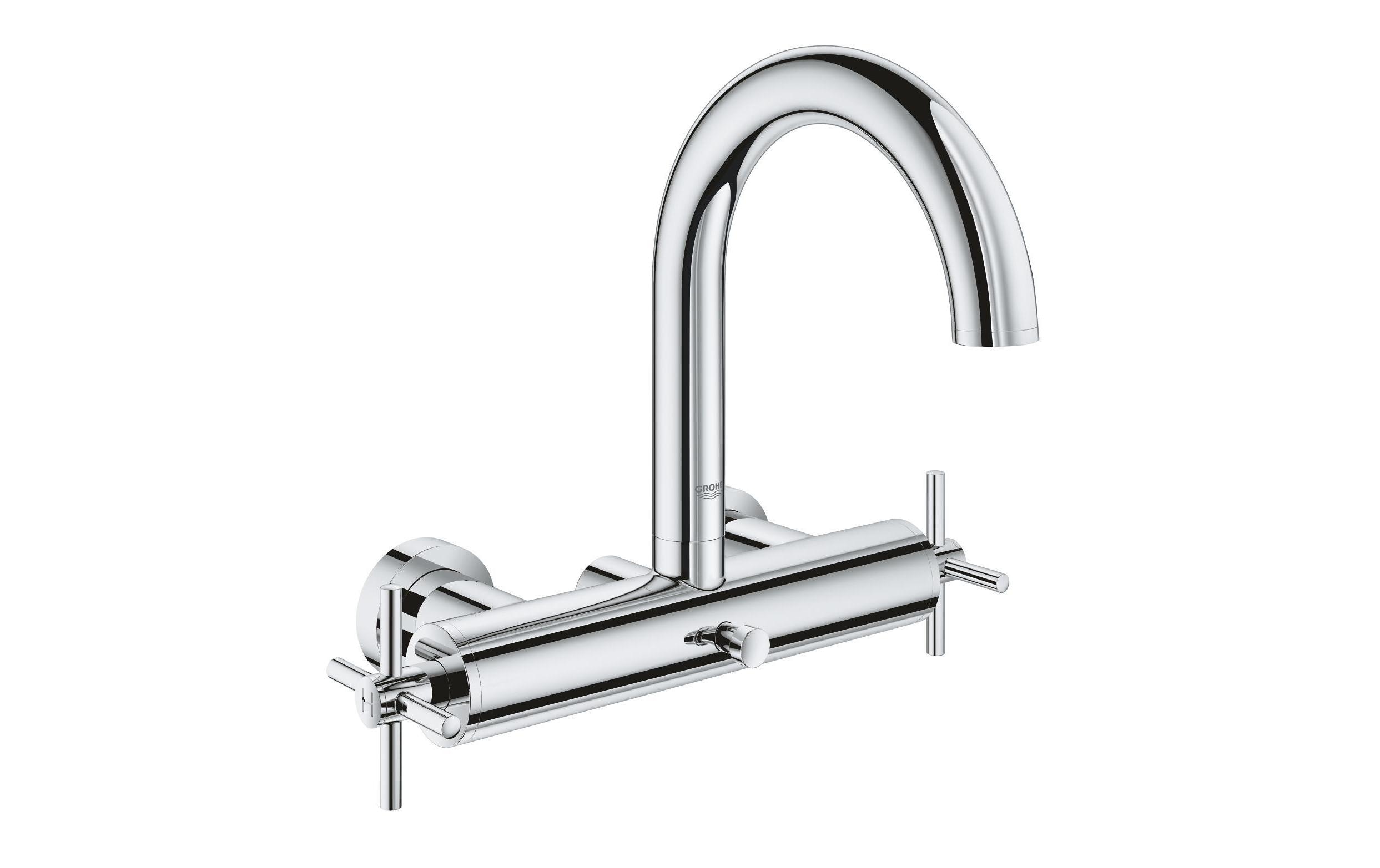 Badewannenarmatur Atrio Kreuzgriffe<br>Wannenarmatur