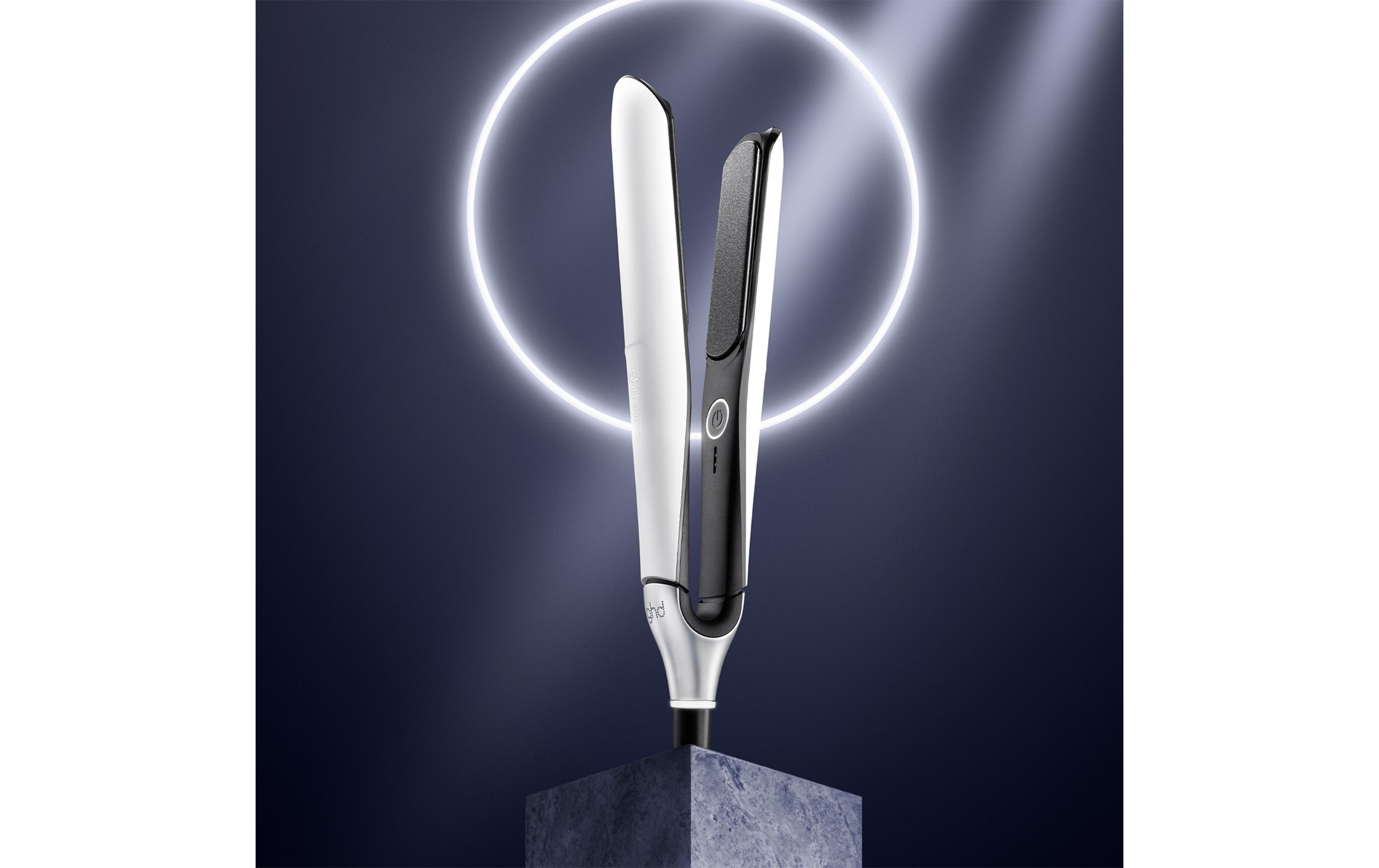 Profihaarglätter Chronos Weiss<br>Streckeisen