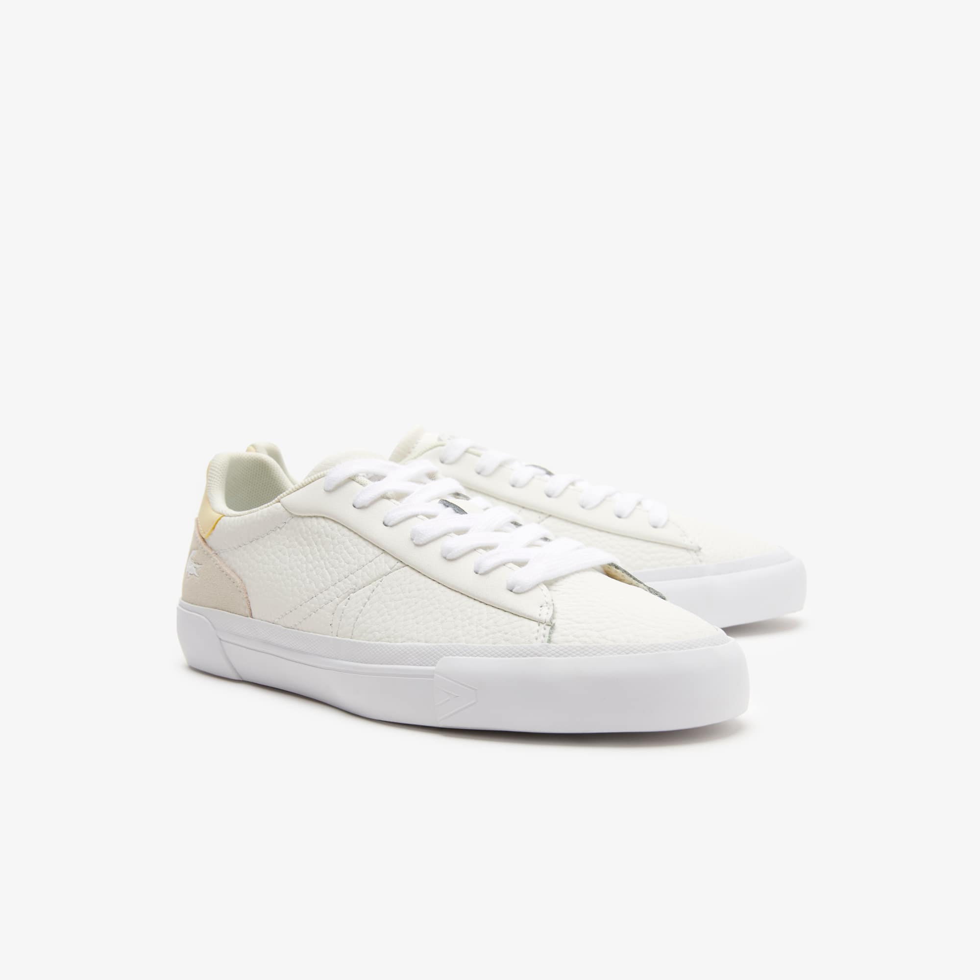 Sneakers L006 Roland Garros femme Lacoste en cuir Sneakers - Beige - Lacoste - Femme
