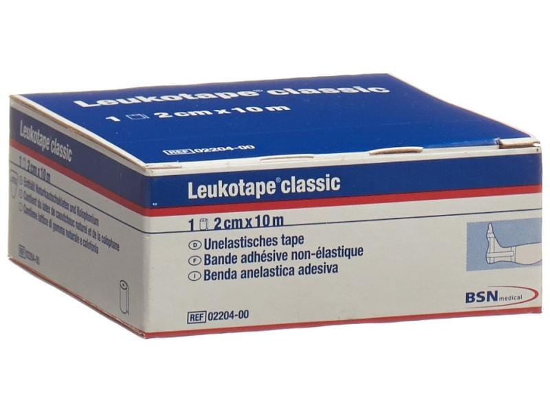 Leukotape Leukotape Classic  2 cm x 10 m 1 Stück Die unelastische Klebebinde für funktionelle Verbände