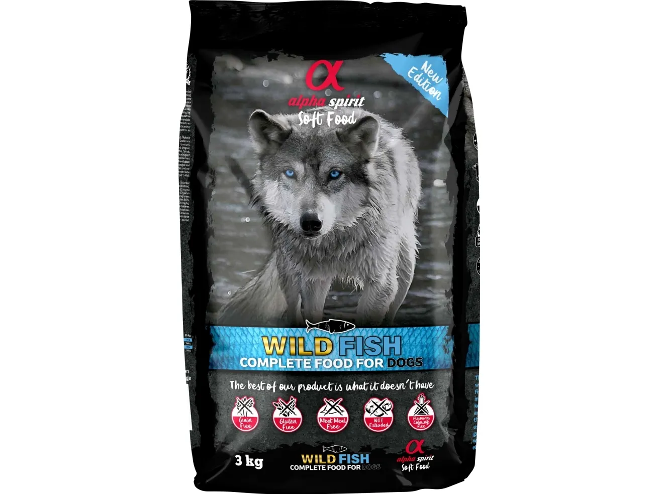 AlphaSpirit Alpha Spirit Semi-moist Fisk, 3 kg