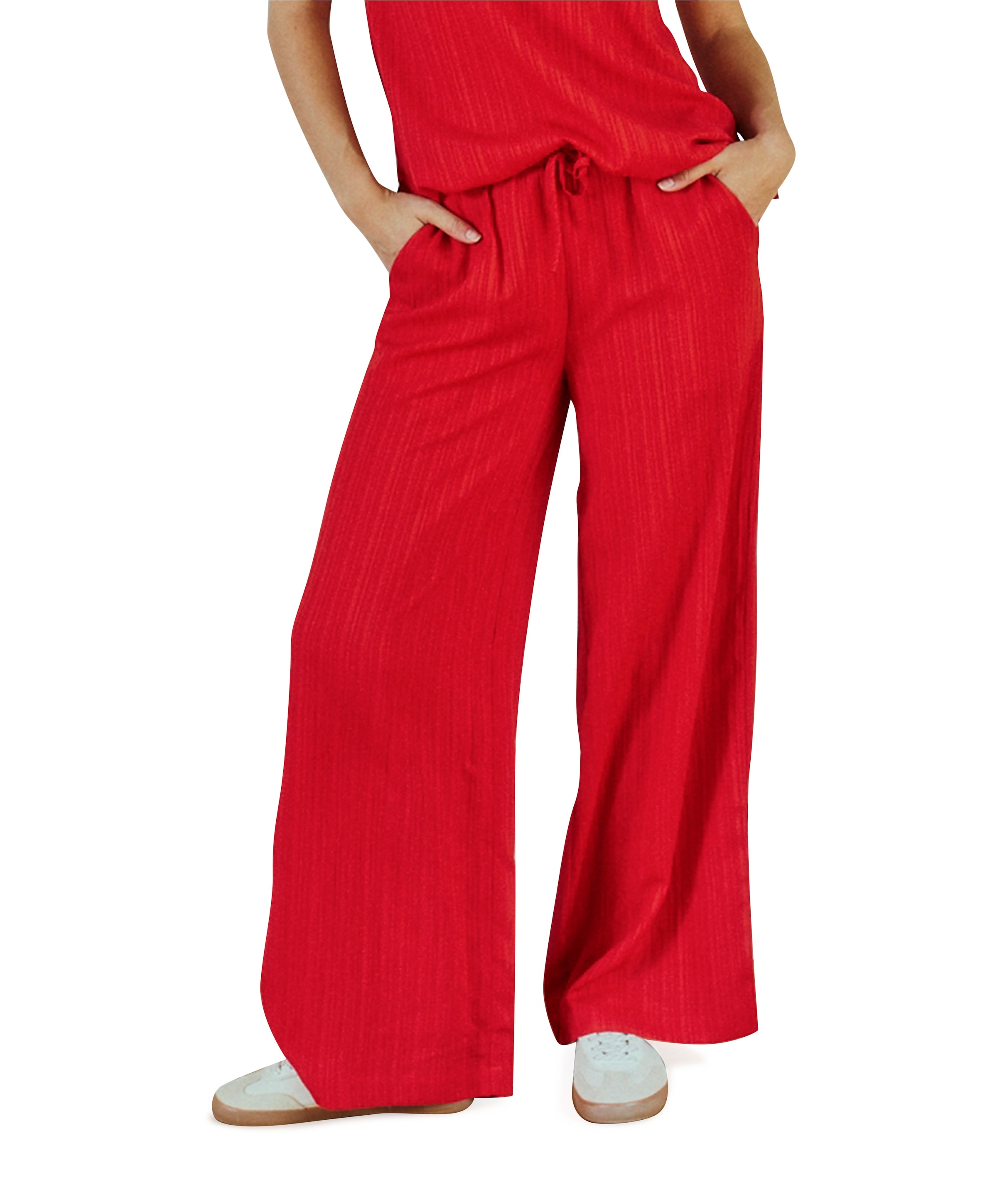Freequent FQGRSVALSE dames broek rood