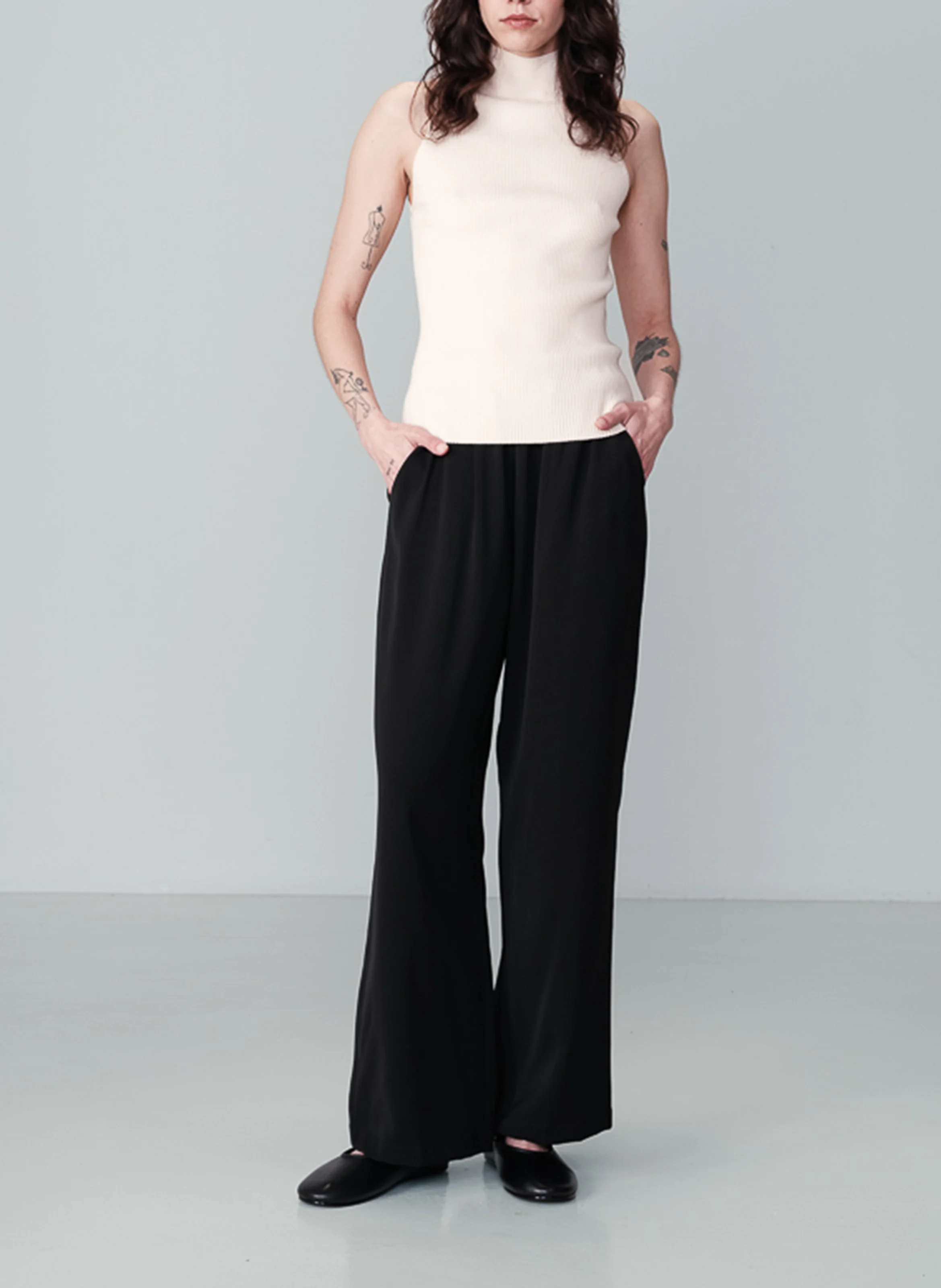 NOBLESSE - Pantalon large | Noir