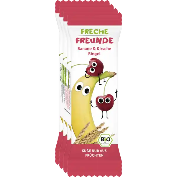 Bio Frecher Riegel Banane & Kirsche