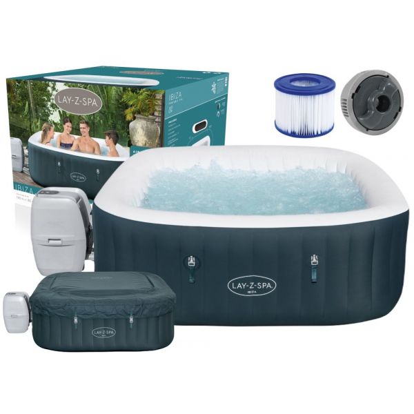 Bestway Spa Insuflável 60015 180x132x66 cm Verde