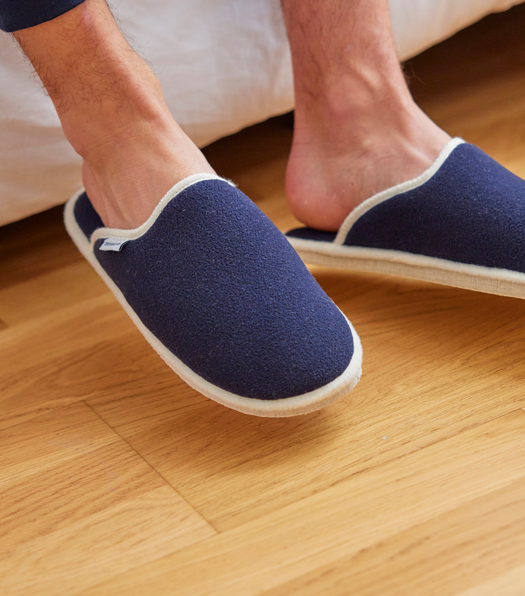 Mules Homme Marine