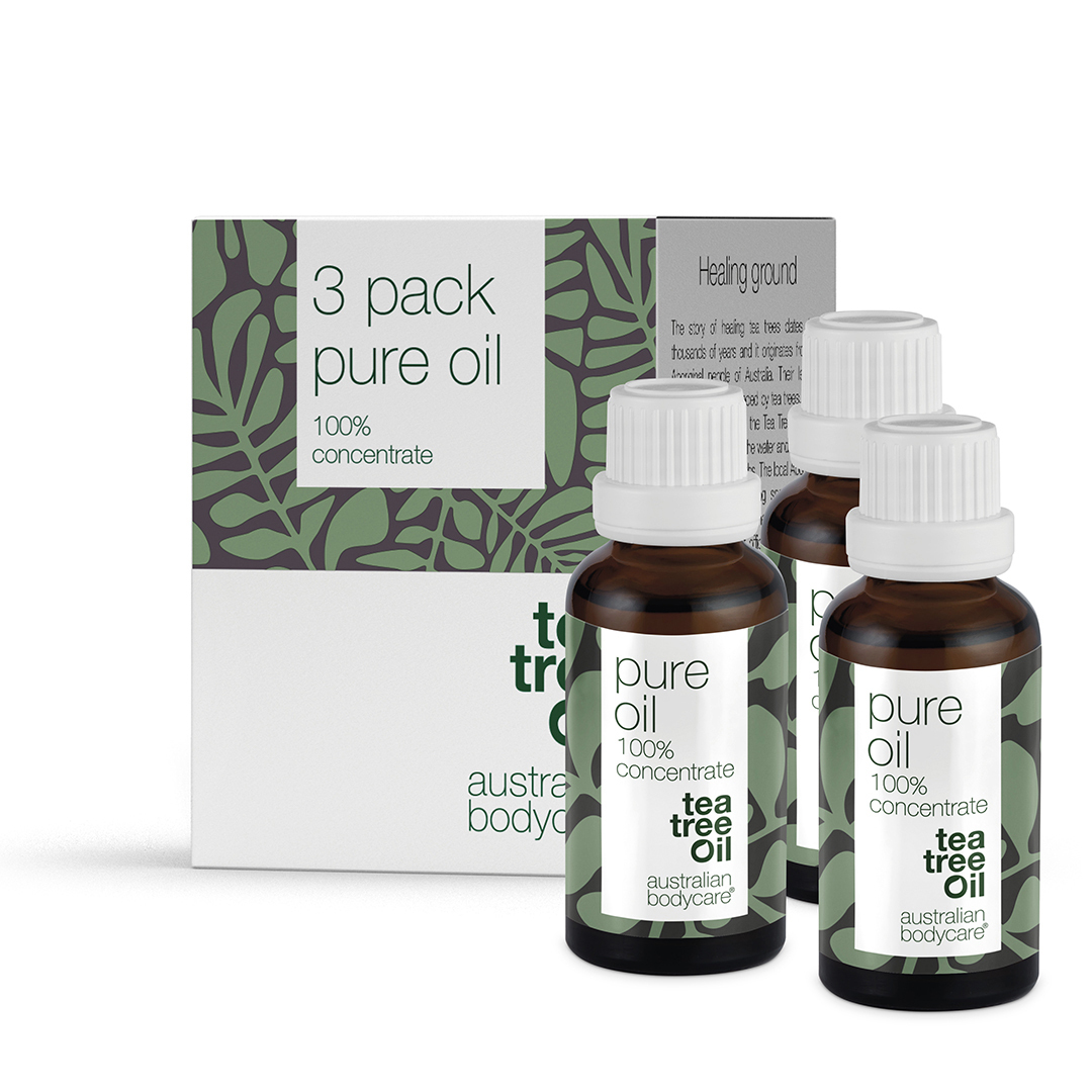 3 Pack 100% Konsentrert Tea Tree Oil