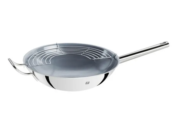 Zwilling 40992-032-0 Wok 32 cm, rustfrit stål, sølv