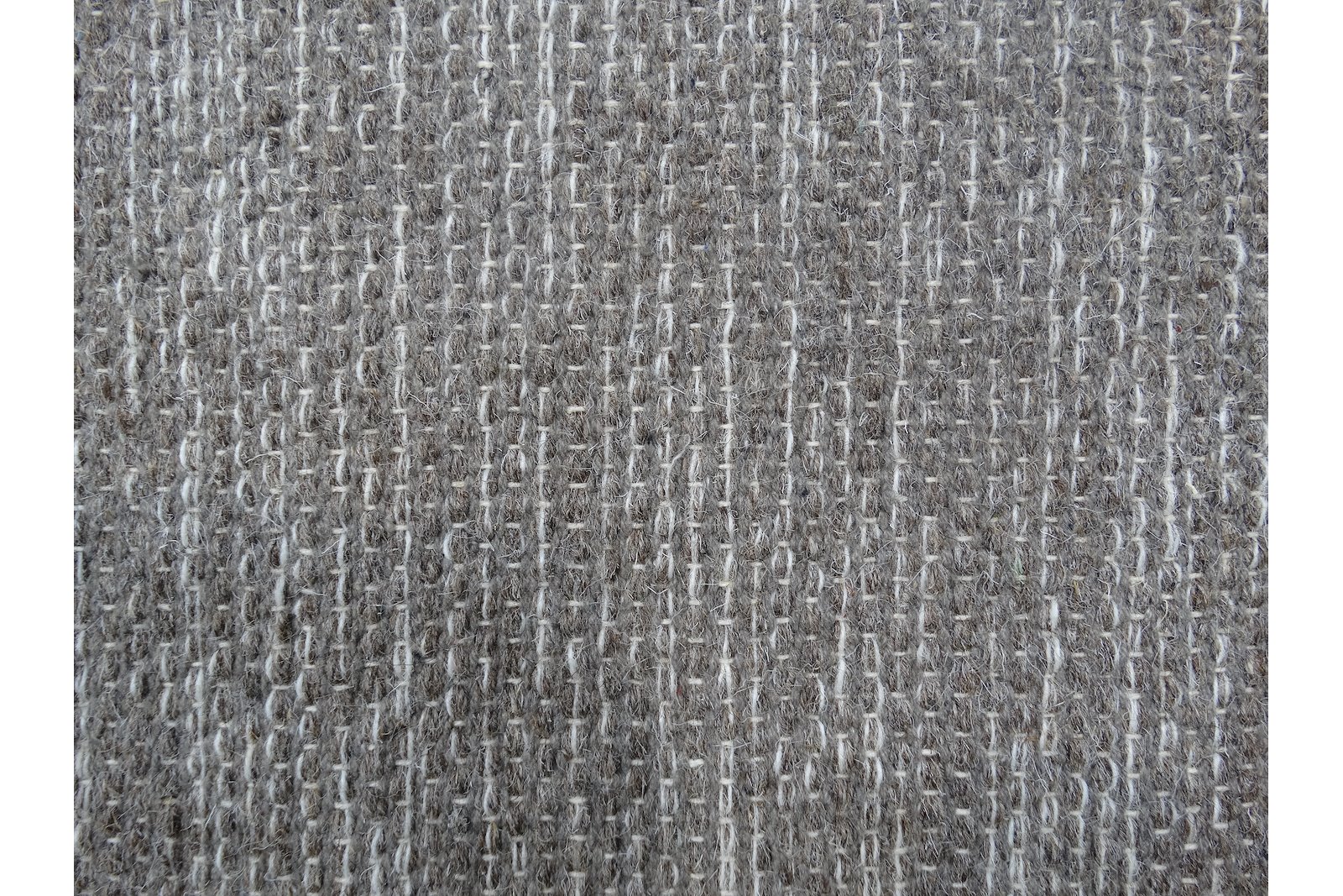 Værdal gulvteppe 160x230 160x230cm taupe/offwhite ull/bomull håndvevd