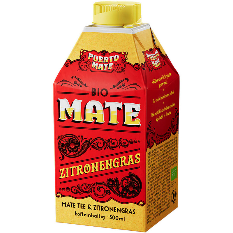Puerto Mate Bio Zitronengras, 50 cl, 8 Stück
