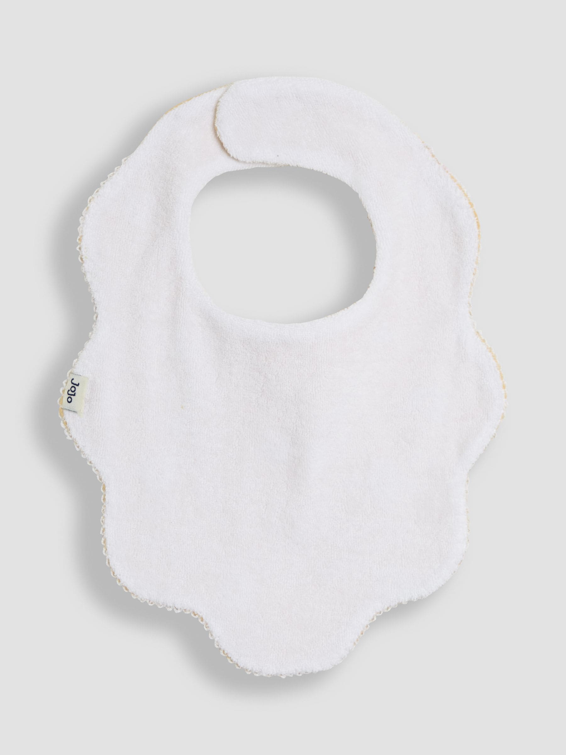JoJo Maman Bébé 100% Cotton Scalloped Bib