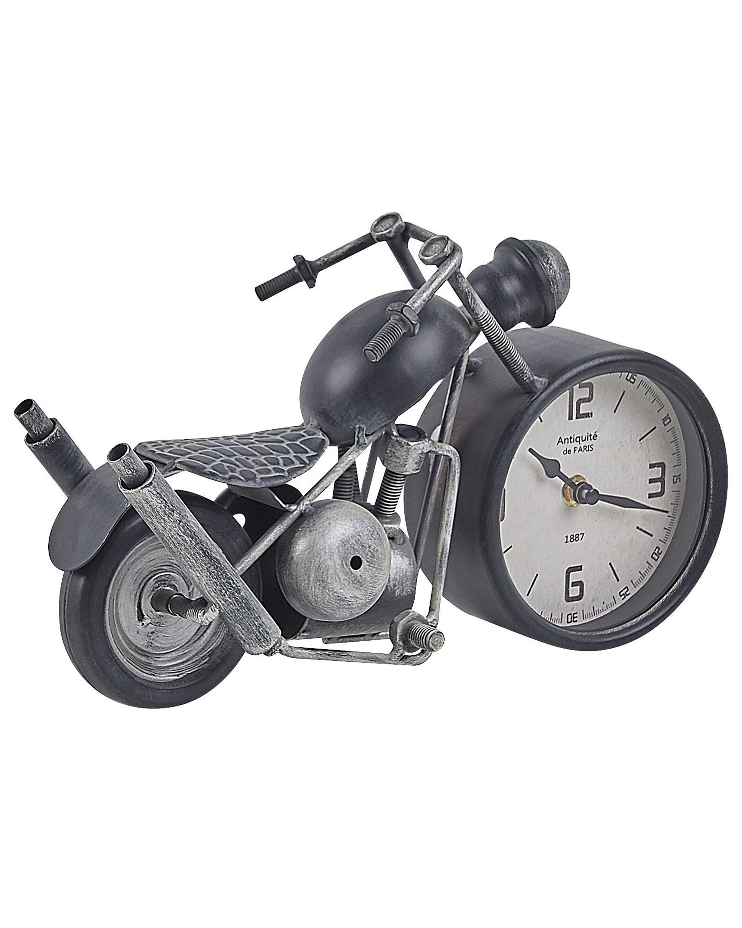 Klok BERNO 30 cm Metaal Zwart