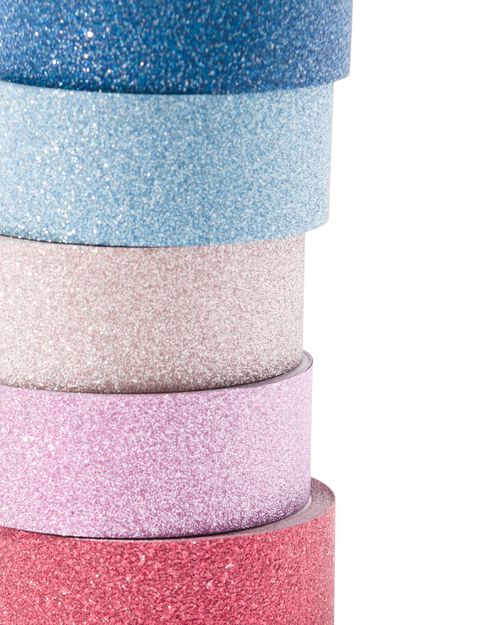 5 washi tapes à paillettes