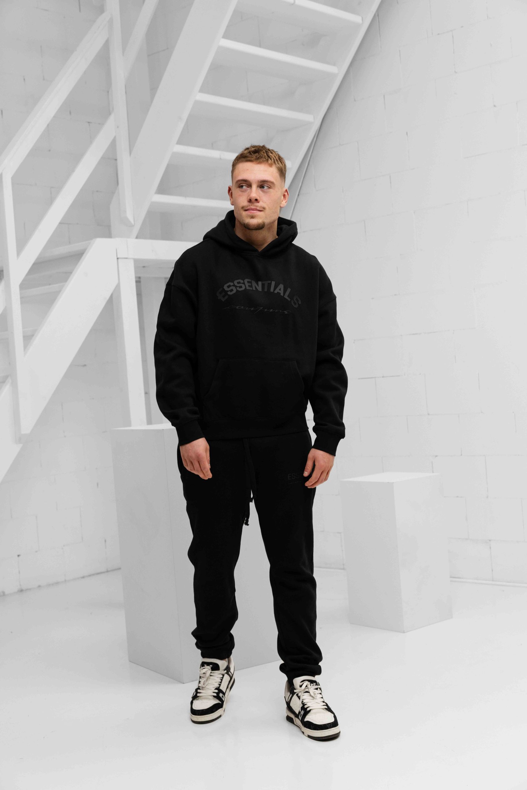 Cou7ure Essentials Basic Curve Trainingspak Heren Zwart