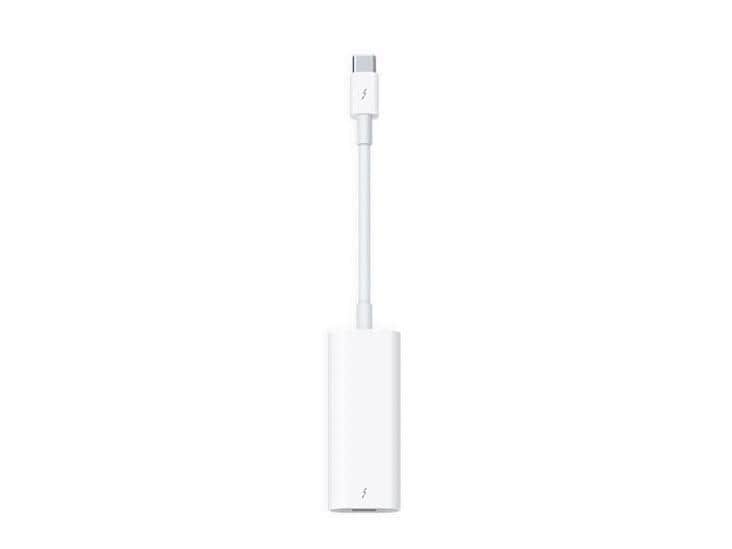 Apple Anschlusskabel Thunderbolt 0.15 m, 20 Gbit/s, Weiss Bidirektionaler Adapter
