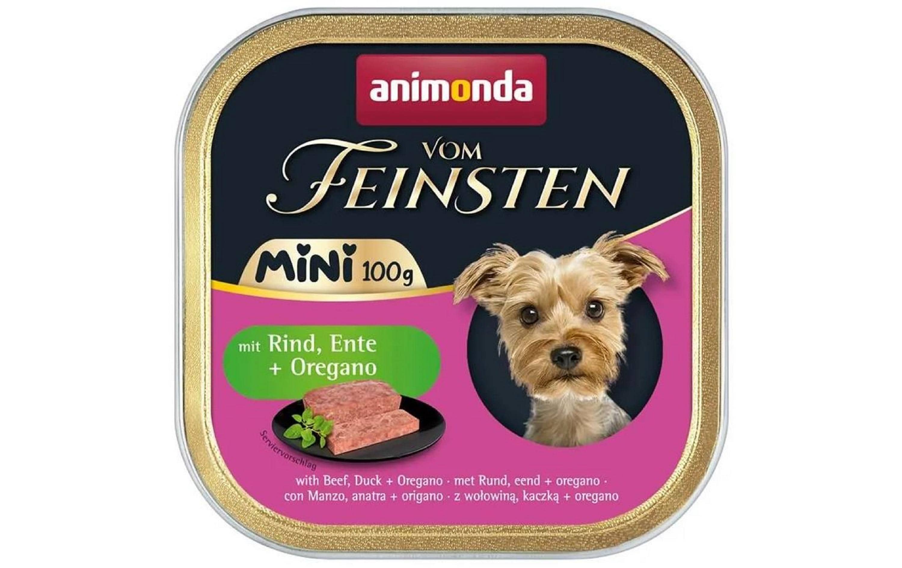 Nassfutter Vom Feinsten Mini 32 x 100 gNassfutter für erwachsene Hunde