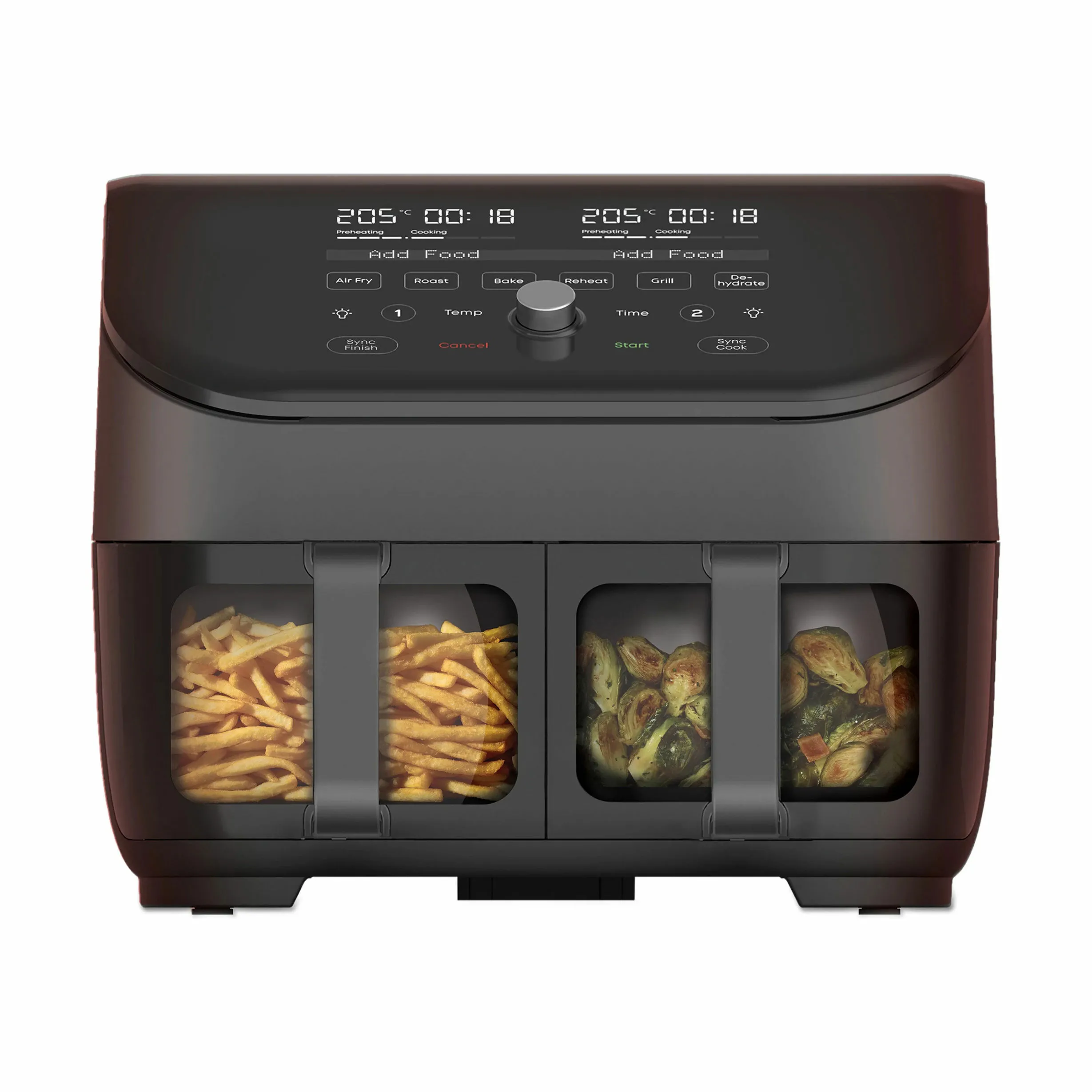 Instant Vortex Plus Dual ClearCook Airfryer