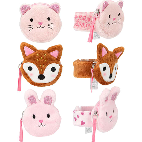Princess Mimi plysarmbånd m. pung – flere varianter – assorteret