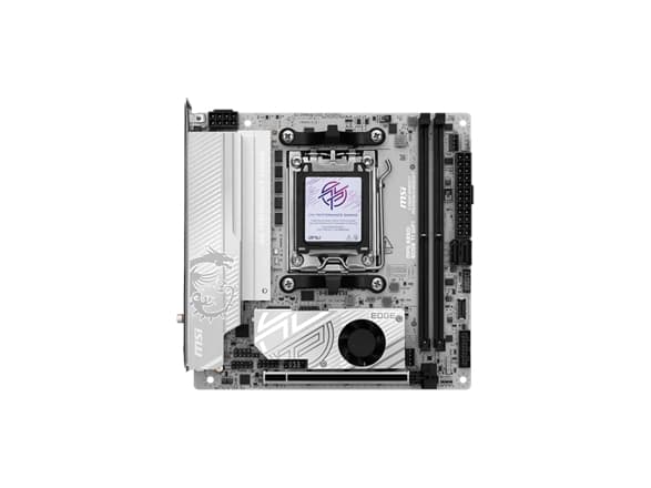MSI B850I EDGE TI WIFI, AMD, Sokkel AM5, AMD Ryzen 7000-serien, AMD Ryzen 8000-serien, AMD Ryzen 9000-serien, Sokkel AM5, DDR5-SDRAM, 128 GB