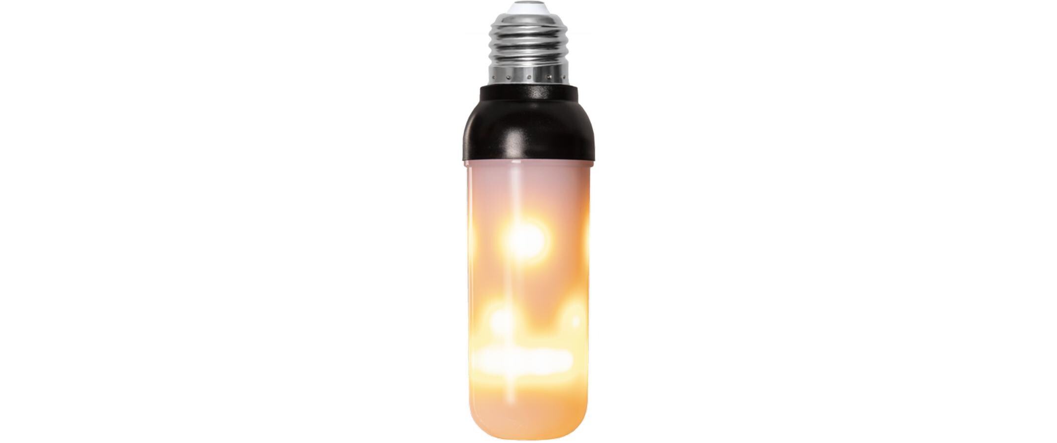 Lampe LED Leuchtmittel E27 T40 Flame WarmweissDeko-LED-Lampe mit flammendem Glanz