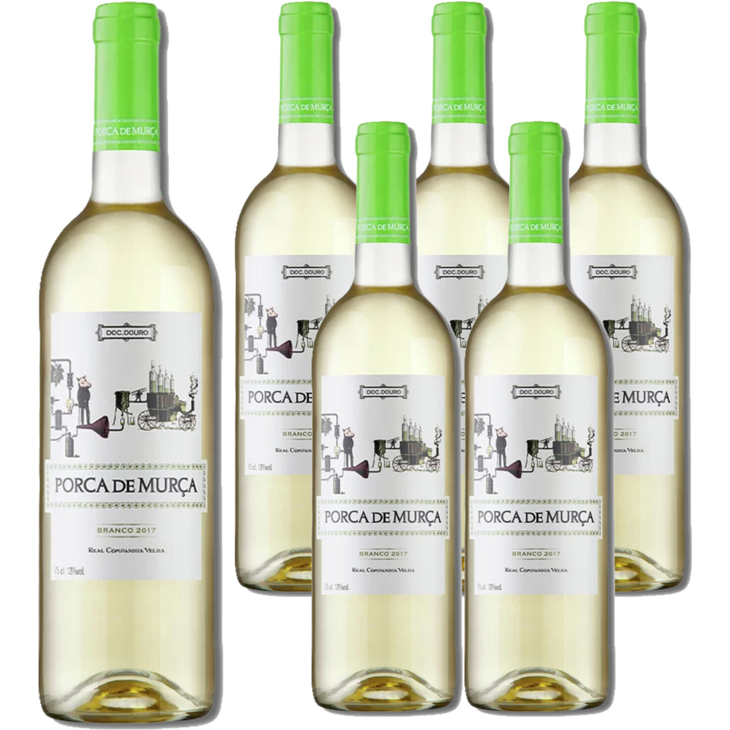 Douro DOC Porca de Murça Branco Real Companhia Velha 6x 75cl -6x 75cl