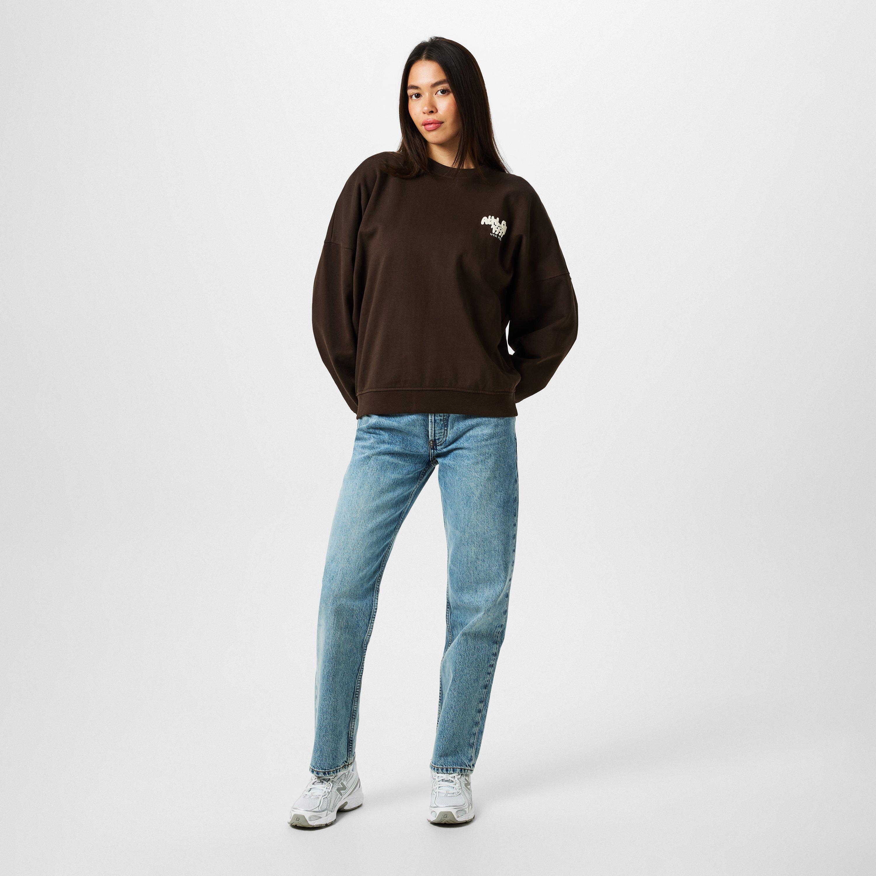 USA Pro USAP Oversized Crew Sweater Womens