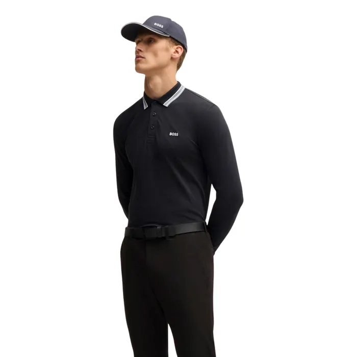 Boss Plisy Longsleeve Polo Heren