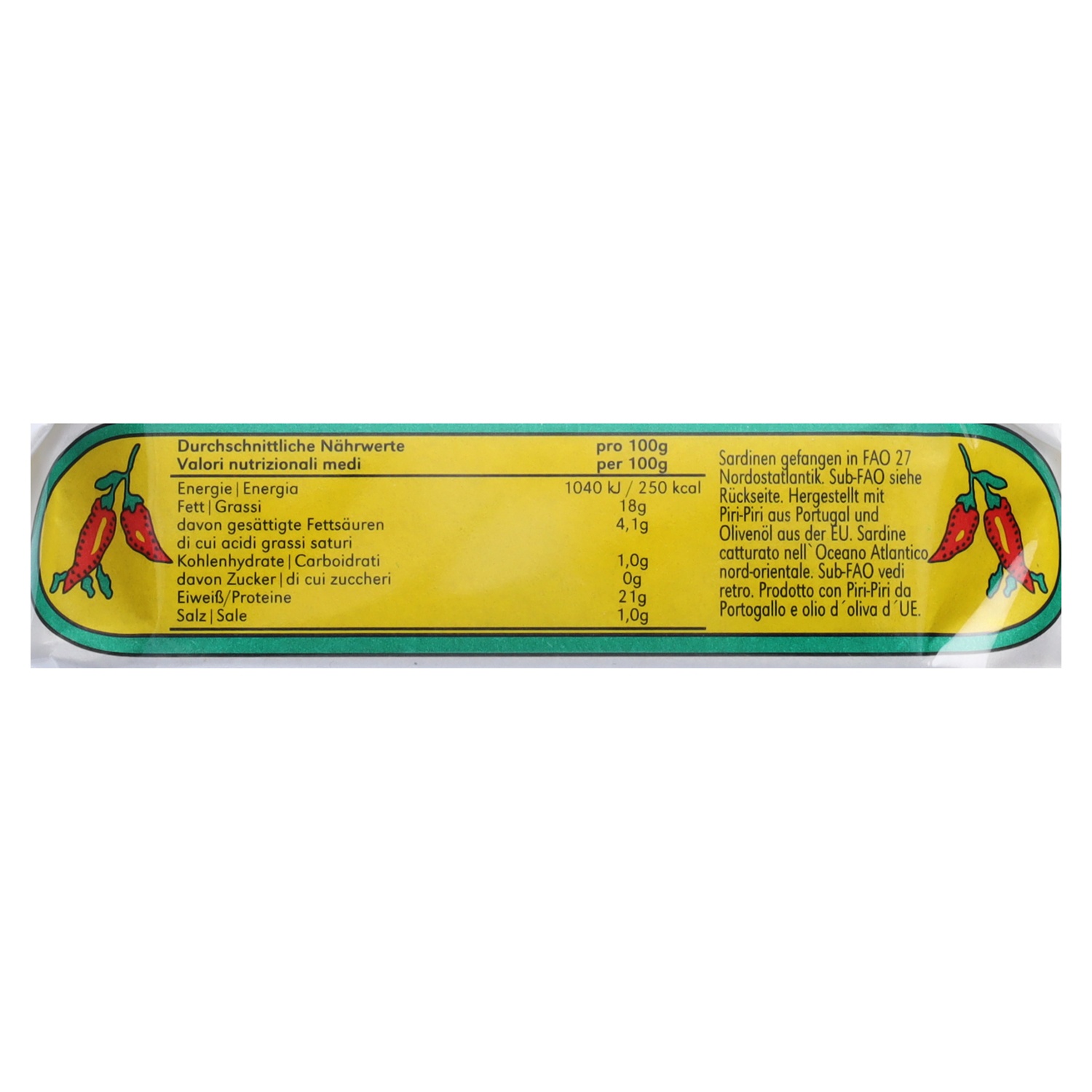NURI Sardinen, in Olivenöl 125 g