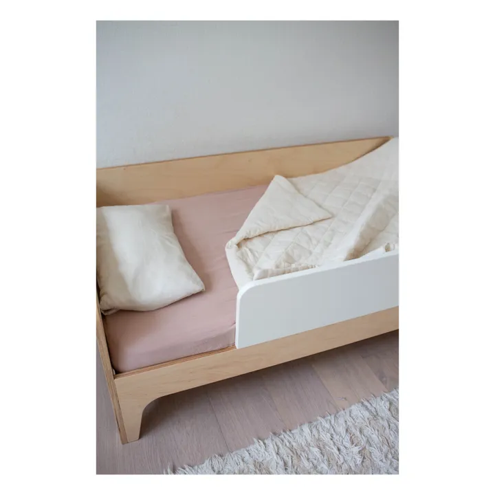 Soft Spot Drap-housse en coton bio 60x120 cm | Rose