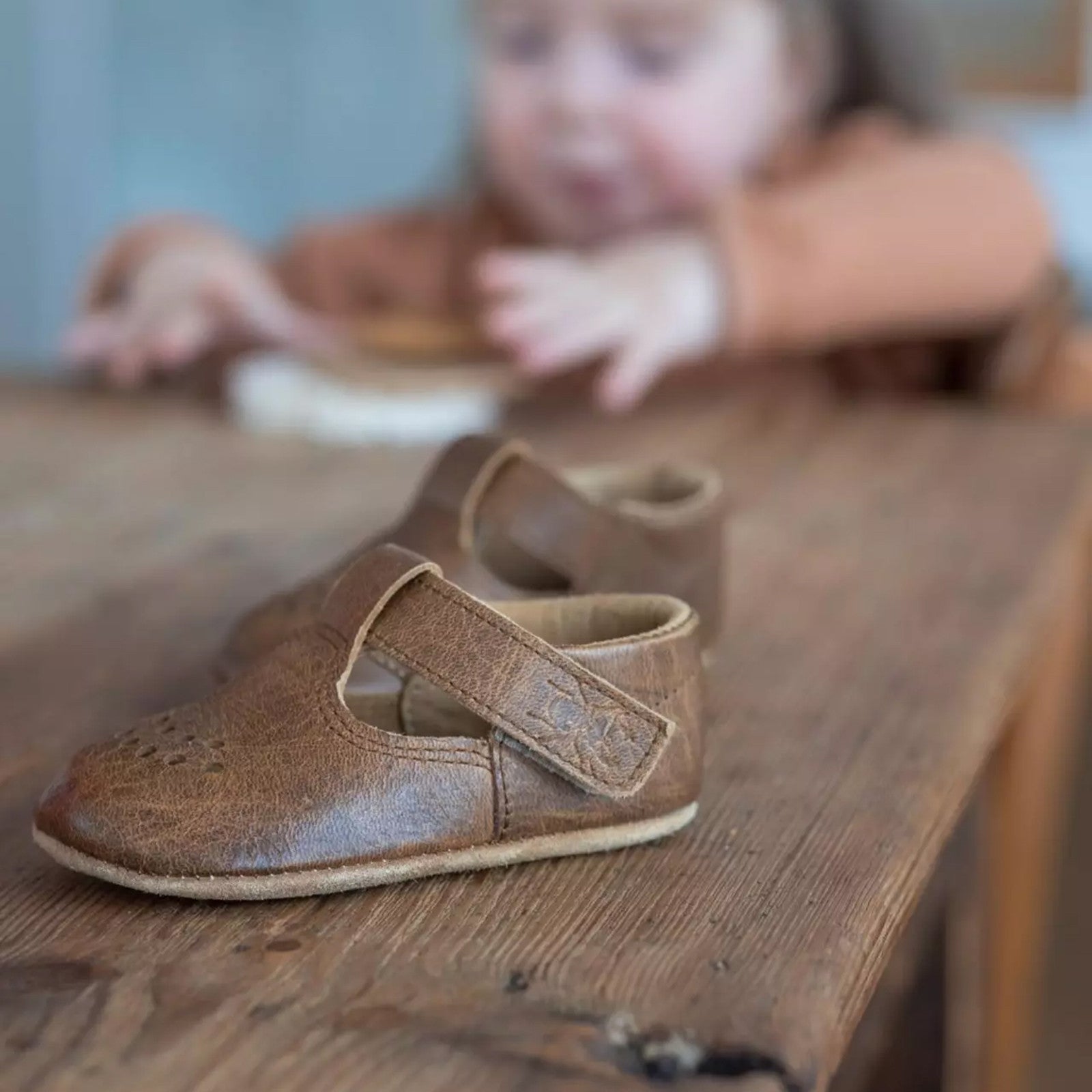 Baby Pre Walker Schuhe Ursin&Flurina oakbrown