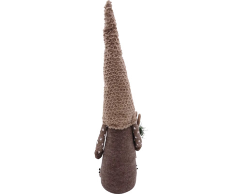 Decoratief figuur Santa Lafiora 17 x 15 x 66 cm bruin