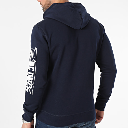 Sweat Capuche Mugiwara Colors Bleu Marine Blanc