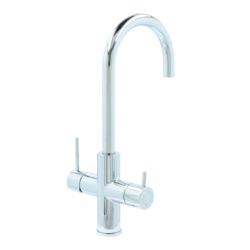 Handson kokendwaterkraan Ace met hendel Chroom Incl. 4 liter kokend water boiler