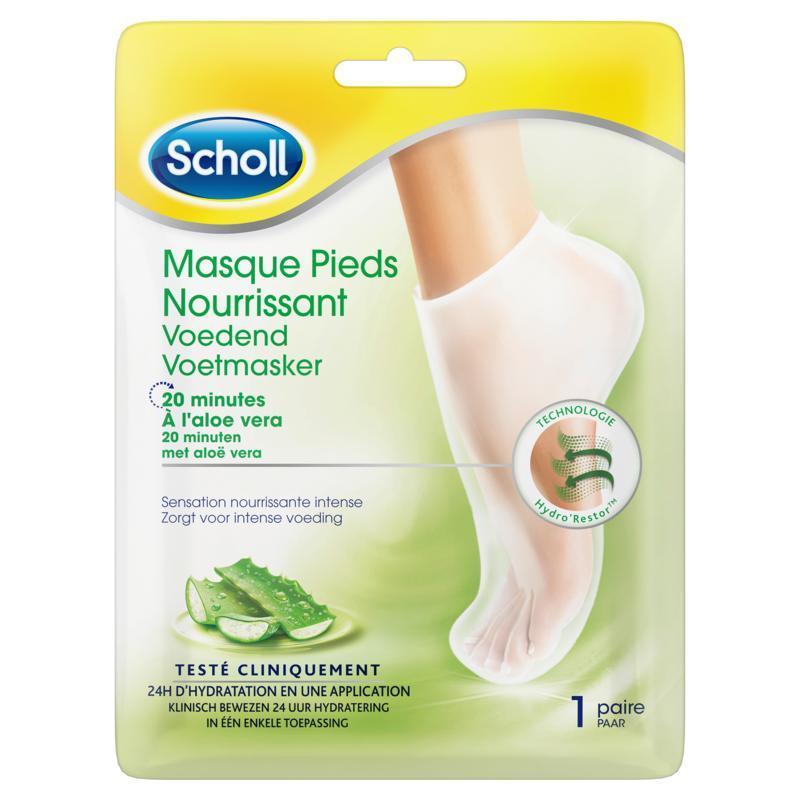 Scholl Voedend Voetmasker Aloë Vera 1 Paar