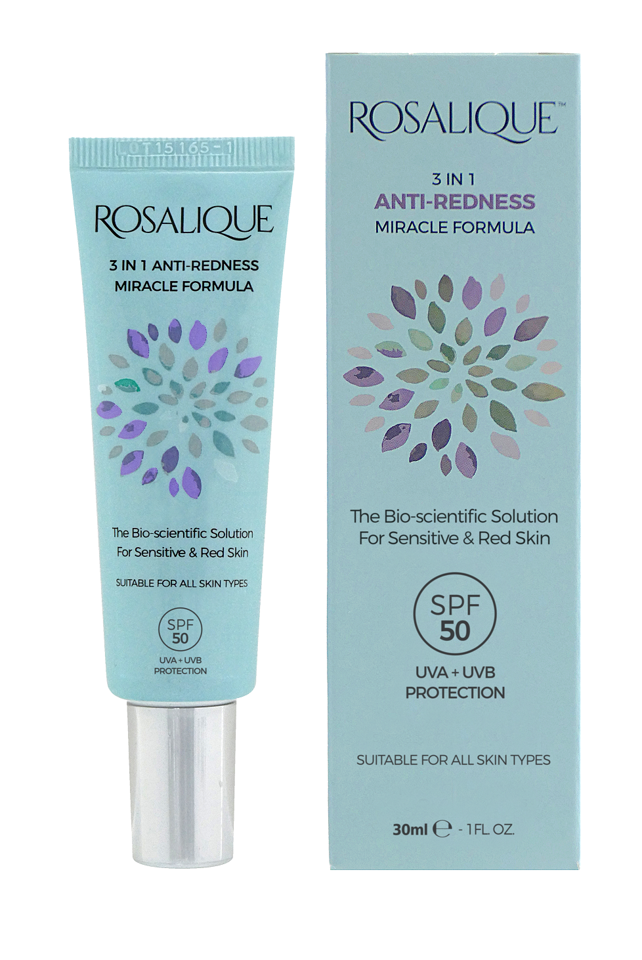 Rosalique - 3 i 1 Anti Rødme Creme SPF50 30 ml