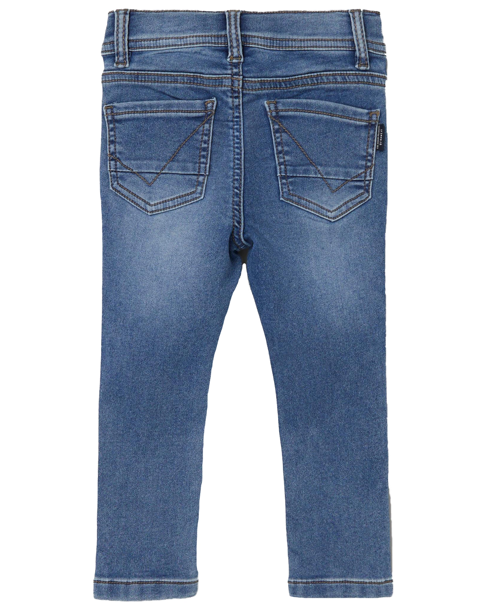 Sweat-Jeanshose NMMSILAS SLIM in medium blue