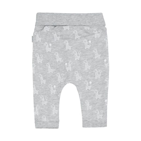 Feetje AOP Giraffe Broekje Grijs Melange Mt. 44