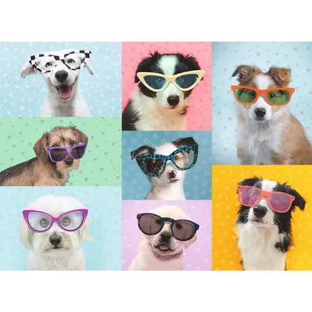 Ravensburger XXL Puzzle - Witzige Hunde, 150 Teile