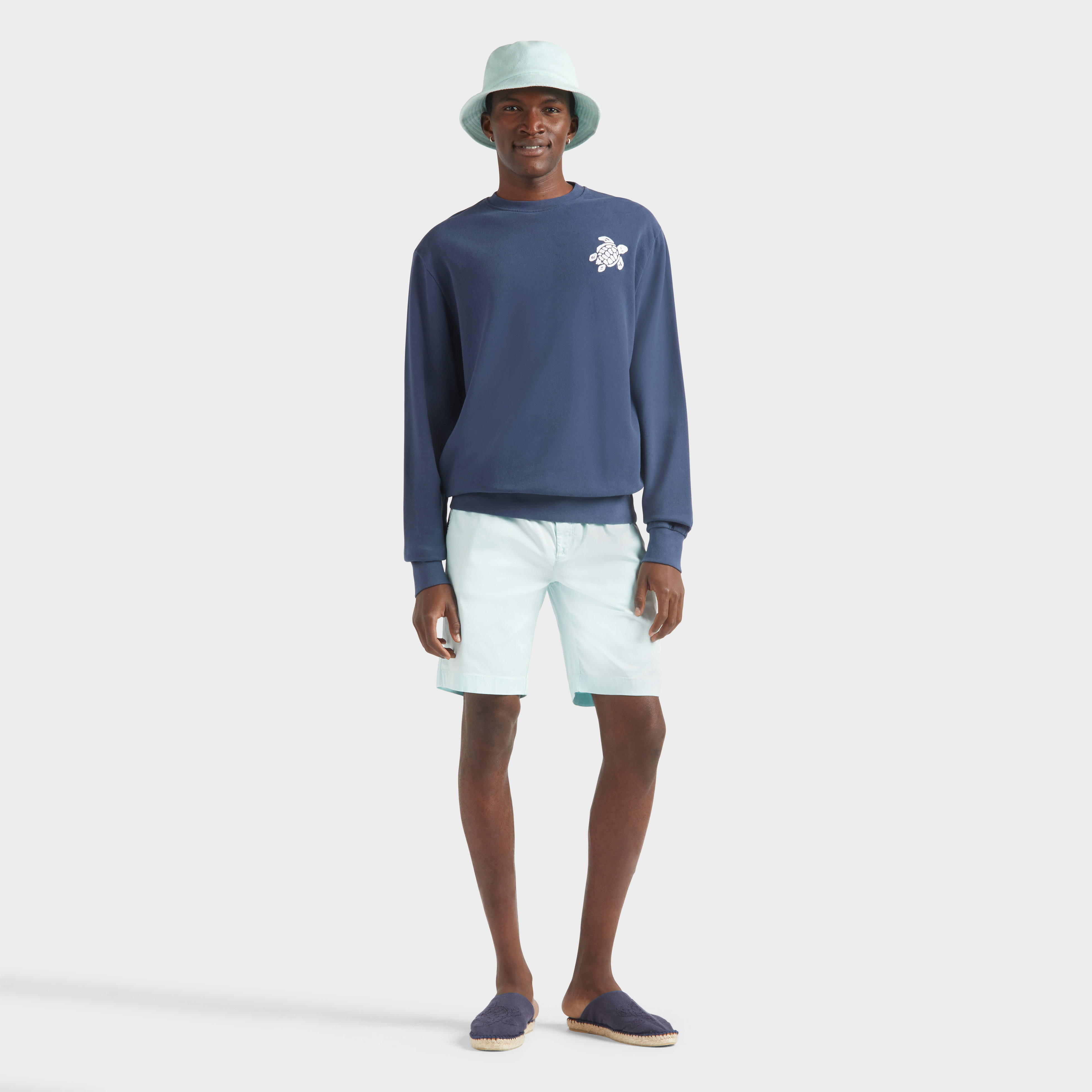 Bermuda homme en tencel satin