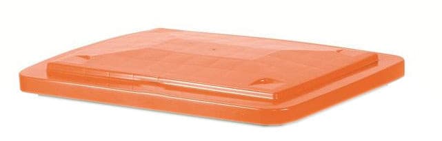 Oranje deksel voor mortelkuipen / waterbakken 200 liter